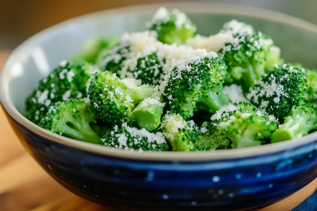 Broccoli pesto in a bowl