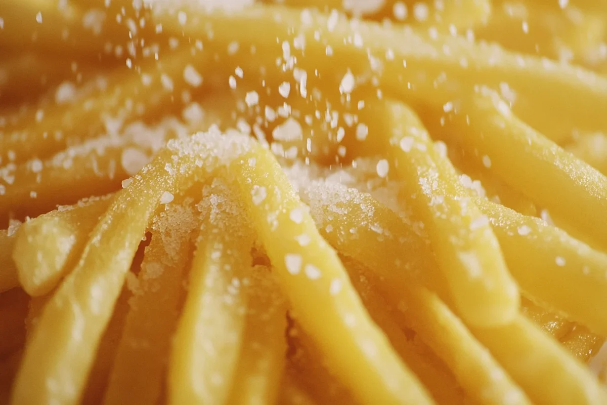 What is the secret to restaurant French fries