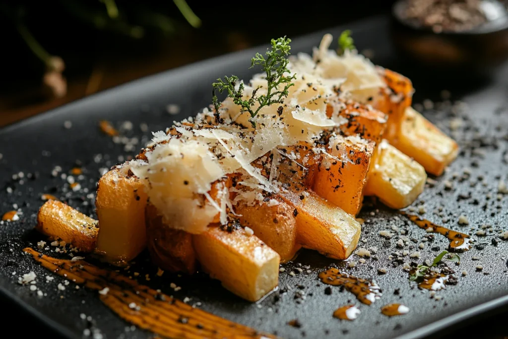 Gourmet truffle Parmesan fries