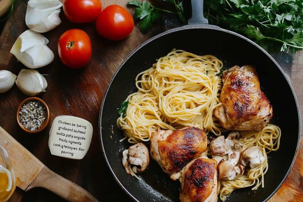 Chicken pasta cooking methods