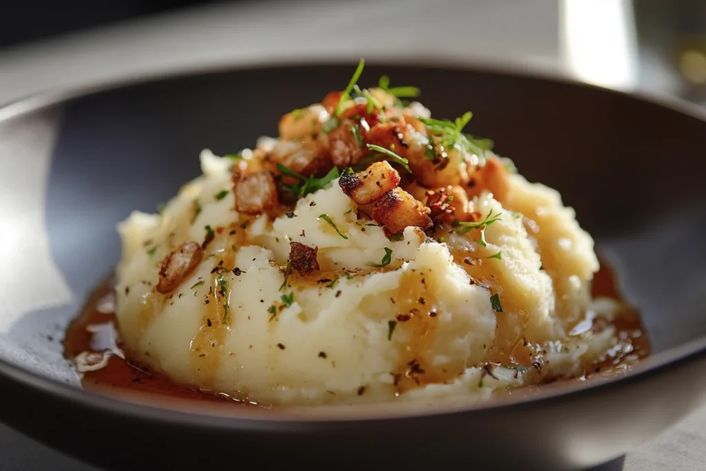 Healthy mashed potatoes dish