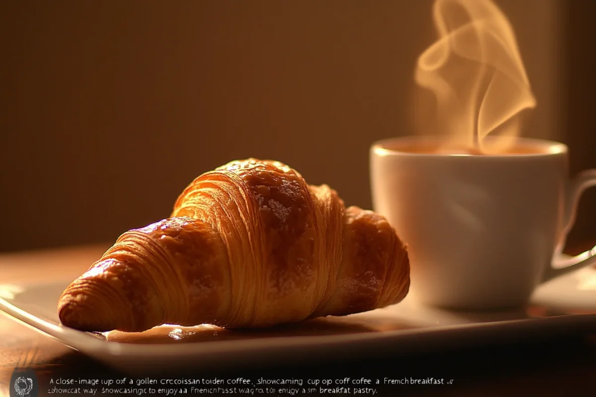 Croissant breakfast classic