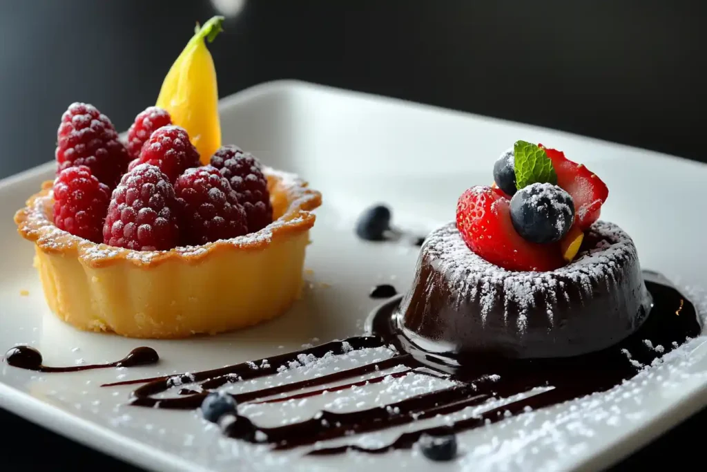 Dessert serving and presentation tips