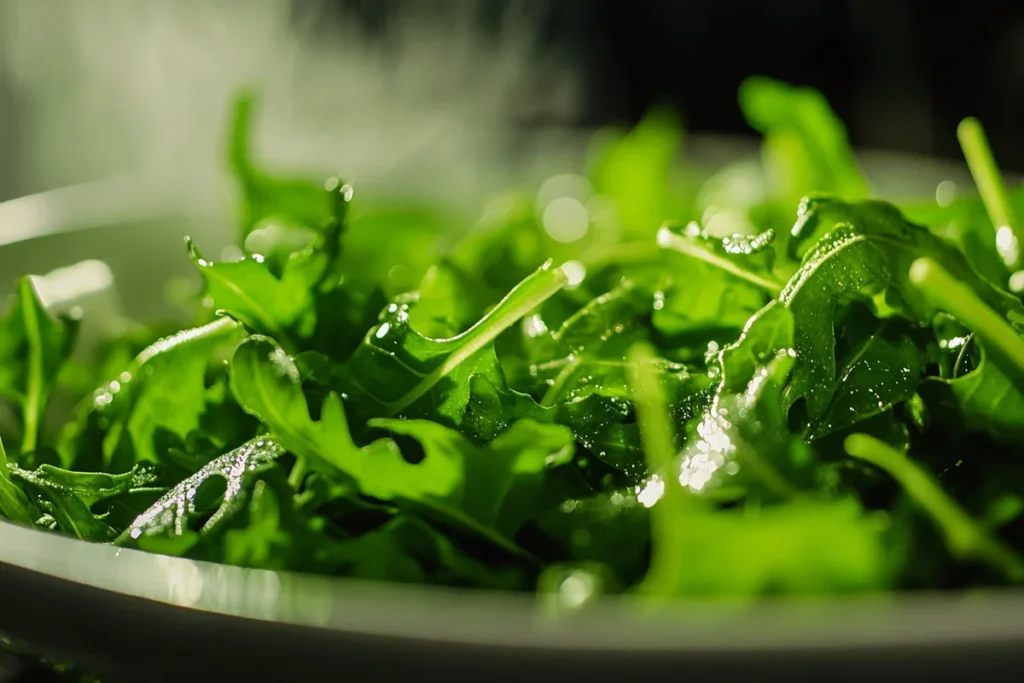 Fresh rocket salad in Europe