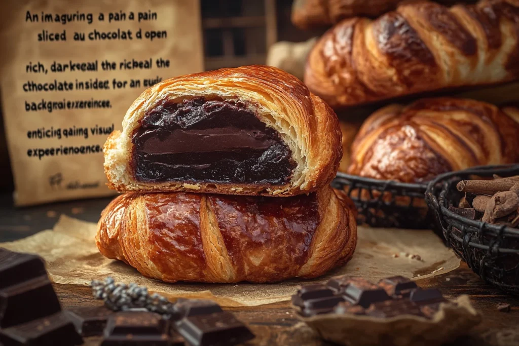 Pain au chocolat pastry French delight