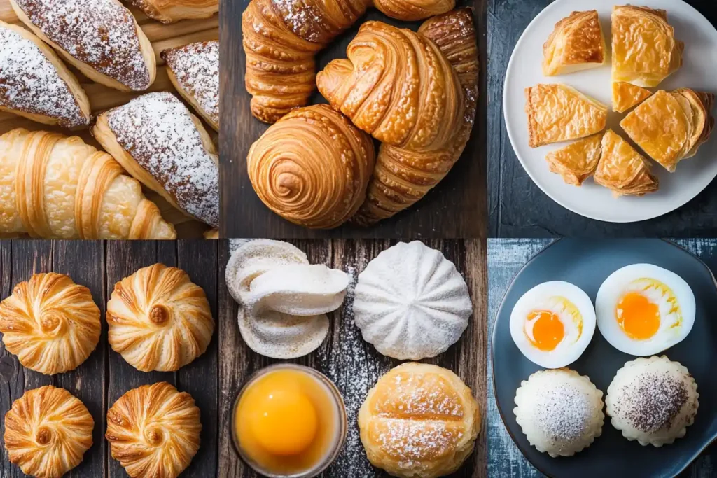 Global pastries from different regions