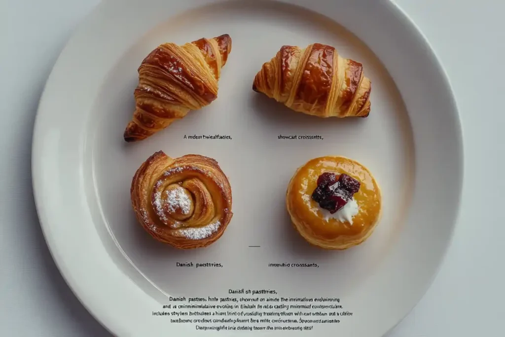 "Modern English breakfast pastries"